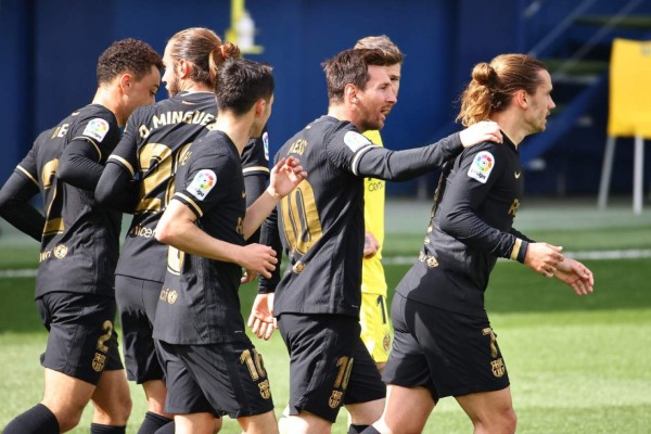 Griezmann ha sido la figura al marcar un doblete en campo del Villarreal. Foto AFP.