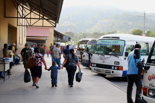 Asaltos no paran en buses interurbanos en el norte de Honduras
