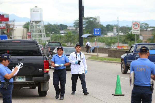 Carro embiste a comerciante, quien luego murió, en el bulevar del sur de San Pedro Sula