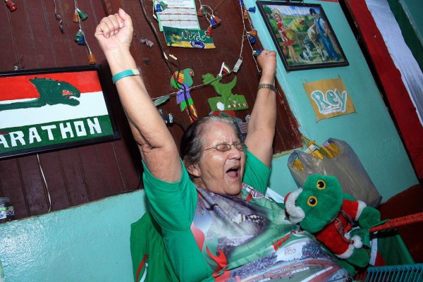 Honduras: Doña Queta es verde hasta las uñas de sus pies