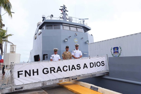 Buque Gracias a Dios, listo para hacerle frente al crimen organizado transnacional
