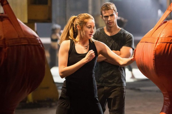 SHAILENE WOODLEY and THEO JAMES star in DIVERGENT