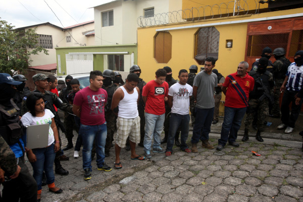 Nueve detenidos en allanamientos