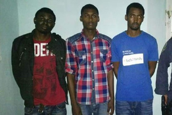 Detienen a tres ghaneses en el occidente de Honduras