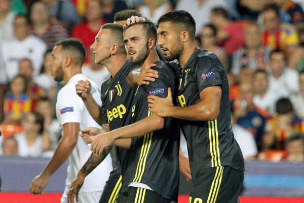 Juventus gana al Valencia en su debut de Champions League pese a expulsión de Cristiano Ronaldo