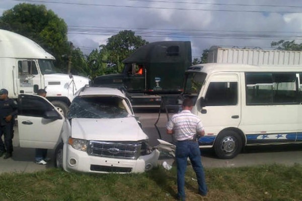 Fallece mujer en accidente vial en Puerto Cortés