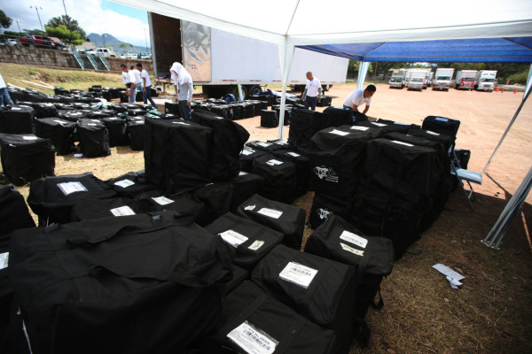 Entrega de material electoral llegó hoy a su última fase