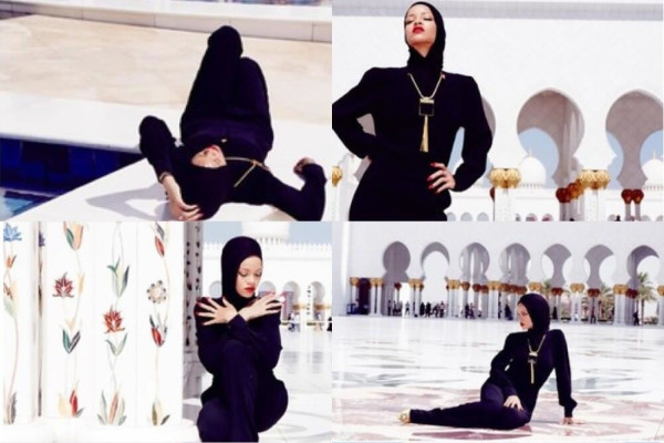 Echan a Rihanna de mezquita por fotos inapropiadas