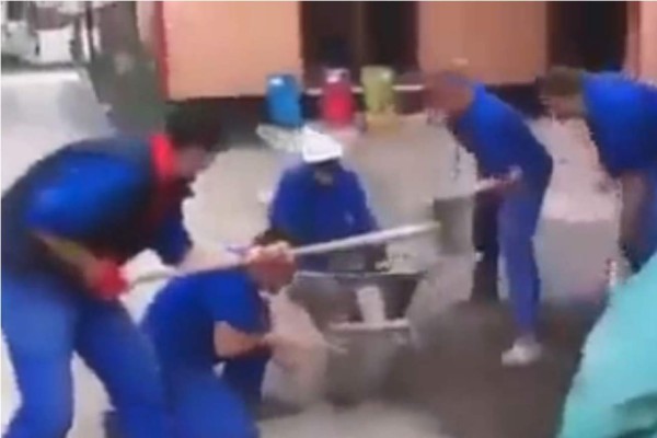 Practican Fórmula 1 pero con carretilla