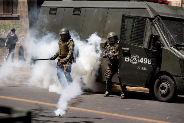 Violentas protestas en Chile dejan ya 15 muertos