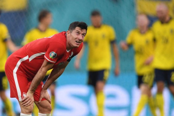 Lewandowski y Polonia le dicen adiós a la Eurocopa tras caer ante Suecia
