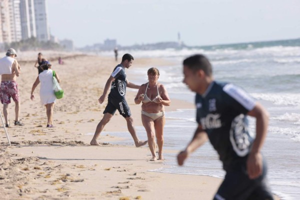Selección de Honduras se despidió de la playa en Fort Lauderdale