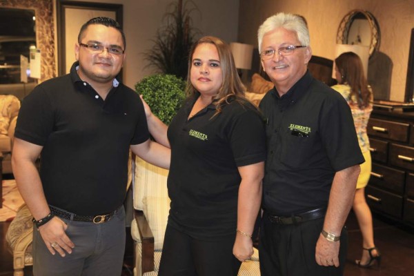 Allan Martínez, Vanessa Boadla y David Portillo