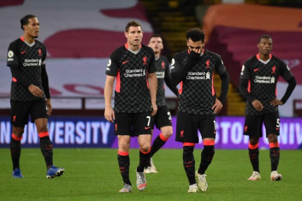 ¡Histórico! Liverpool recibe paliza de siete goles por parte del Aston Villa
