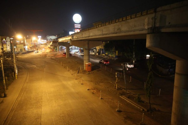 Habilitado puente a desnivel de El Trapiche en Tegucigalpa