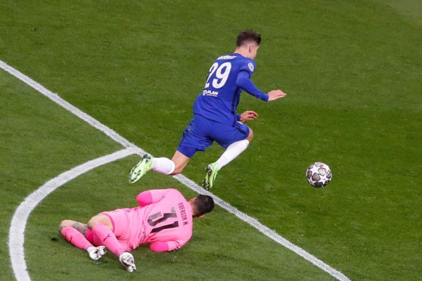 Kai Havertz abrió el marcador en la final de la Champions entre Chelsea - Manchester City