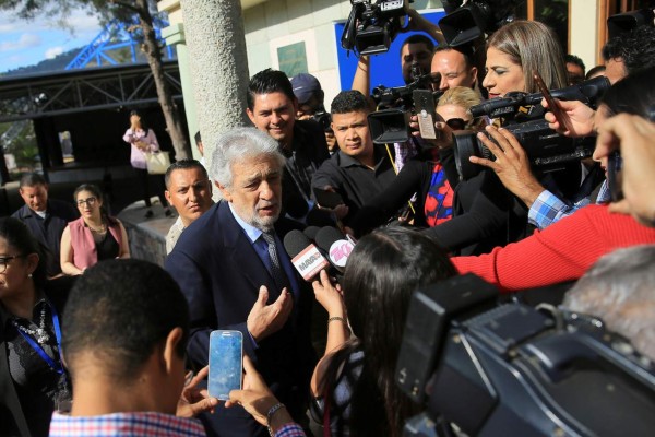 Plácido Domingo en Honduras: 'No cesaré de tratar de ayudar donde pueda'