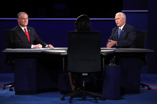 Tim Kaine y Mike Pence protagonizaron candente debate