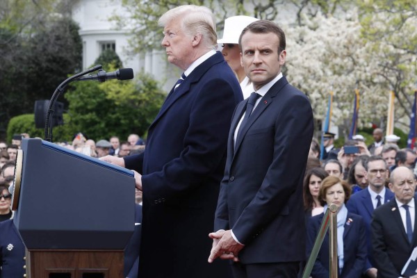 Desaparece el roble que Trump y Macron plantaron en la Casa Blanca