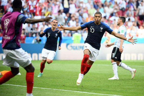 Mbappé elegido mejor jugador del partido contra Argentina