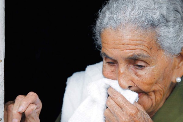 'Abuelita, salga que viene el fuego”