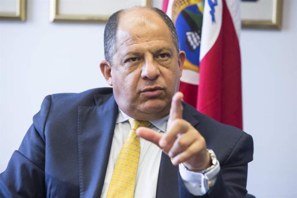 Luis Guillermo Solís, presidente de Costa Rica. EFE/Archivo