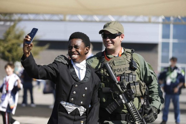 Fotos del ambiente del Super Bowl