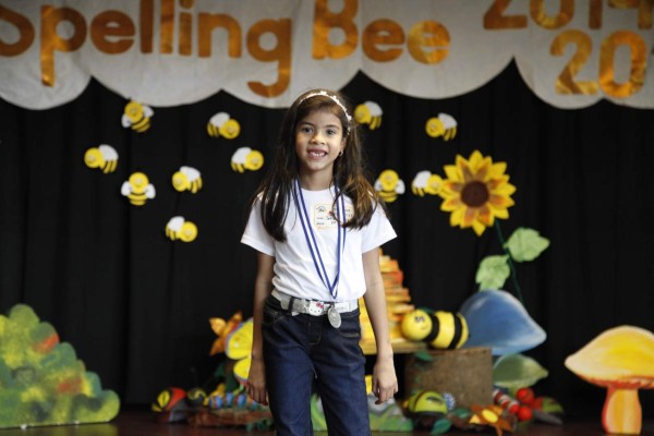 Brillaron en competencia de Spelling bee
