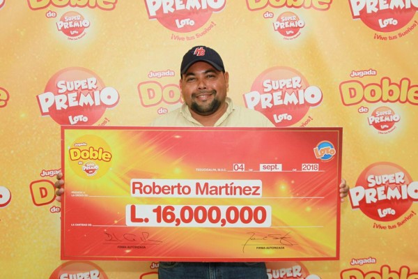 En Choluteca, ganador recibe el Superpremio de L16 millones
