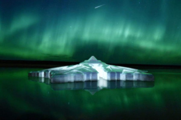Un hotel de cristal para ver las auroras boreales
