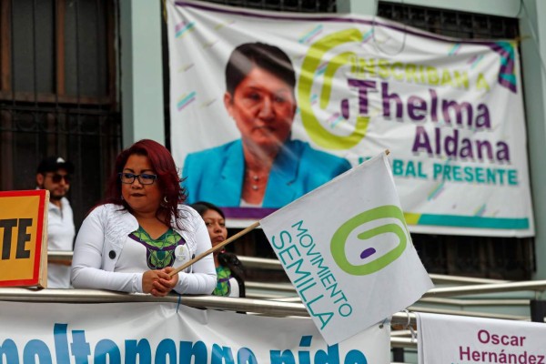 La exfiscal Thelma Aldana acepta retirar su candidatura