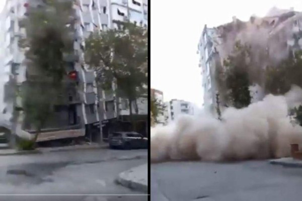 Videos impactantes del fuerte terremoto en Grecia y Turquía