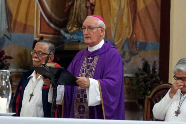 Monseñor Garachana pide paz para Honduras en homilía dominical