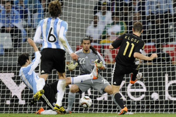 Alemania le pasó por encima a Argentina
