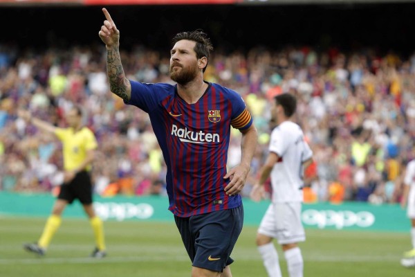 ¡De otro planeta! El golazo de Messi en el Barcelona - Huesca