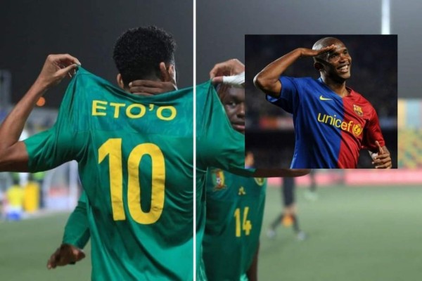 Pinta para 'crack': Así juega el hijo de Samuel Eto'o