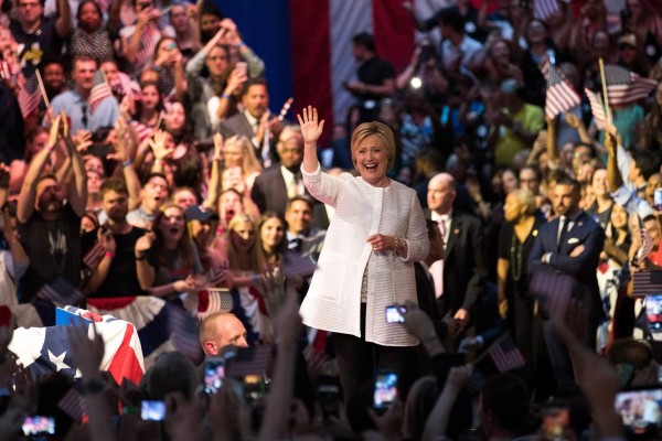 Hillary Clinton se consagra como la candidata demócrata