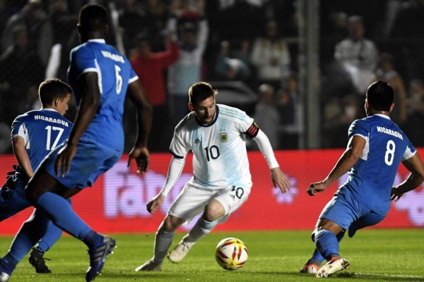 Argentina aplasta a Nicaragua en amistoso con un doblete de Messi