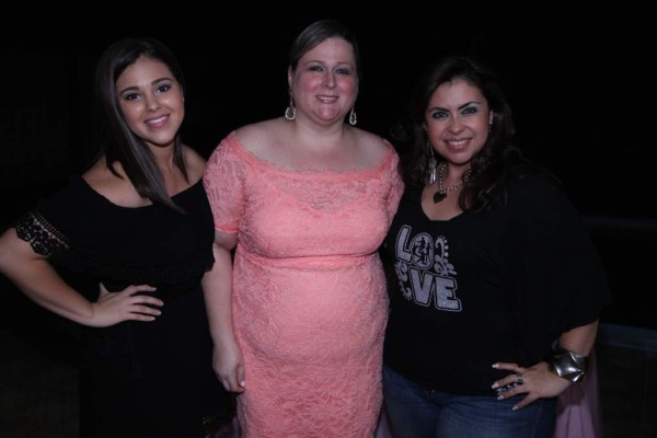 Suzzette Fiallos, Patricia Fontana y Alma Ondina Matute