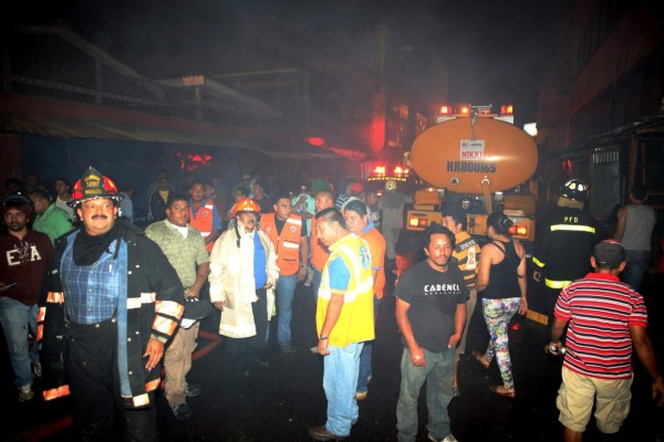 Millonarias pérdidas por incendio en mercados de Comayagüela