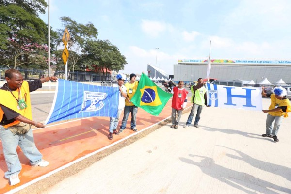Brasileños: 'Bienvenido Honduras, que tengan suerte”