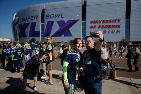 Fotos del ambiente del Super Bowl