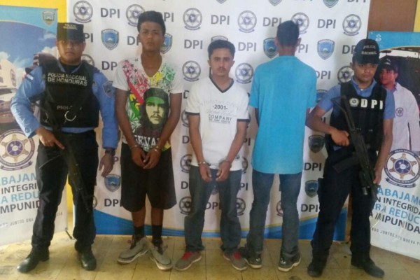 Capturan a tres supuestos pandilleros por tortura y asesinato en El Progreso