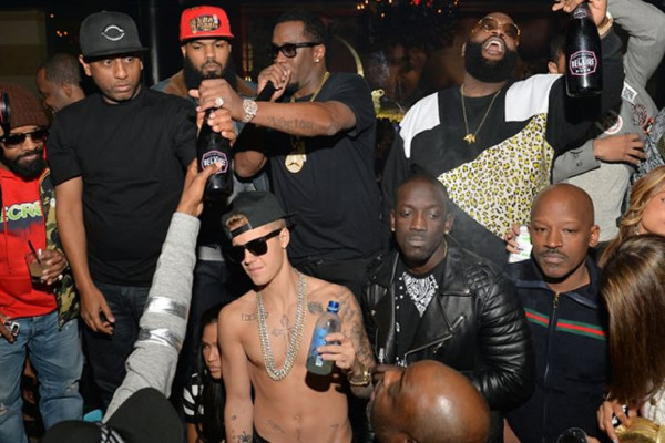 Justin Bieber de fiesta con Sean Diddy