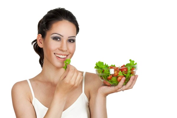 Las hojas verdes son bajas en calorías