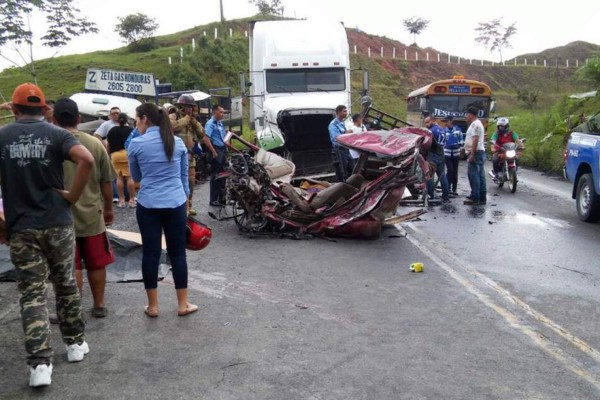 Van 1,266 hondureños muertos por accidentes en lo que va del 2019