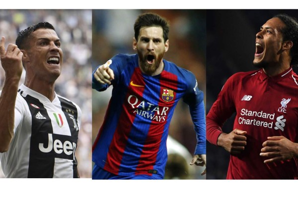 Messi, Cristiano Ronaldo y Van Dijk aspiran al premio de mejor jugador UEFA
