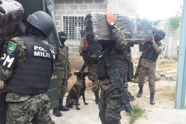 Decomisan 950 libras de marihuana en Tegucigalpa