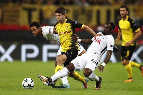 Champions: El Dortmund fue desarmado por el Tottenham en Inglaterra