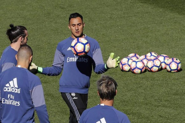 Zidane a Keylor: 'Es el portero número uno del Real Madrid'